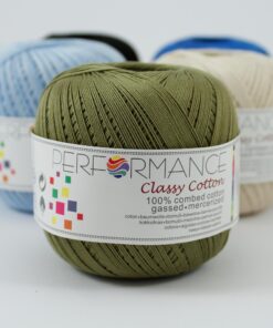 Classy Cotton olijf groen 169 - dun haakkatoen