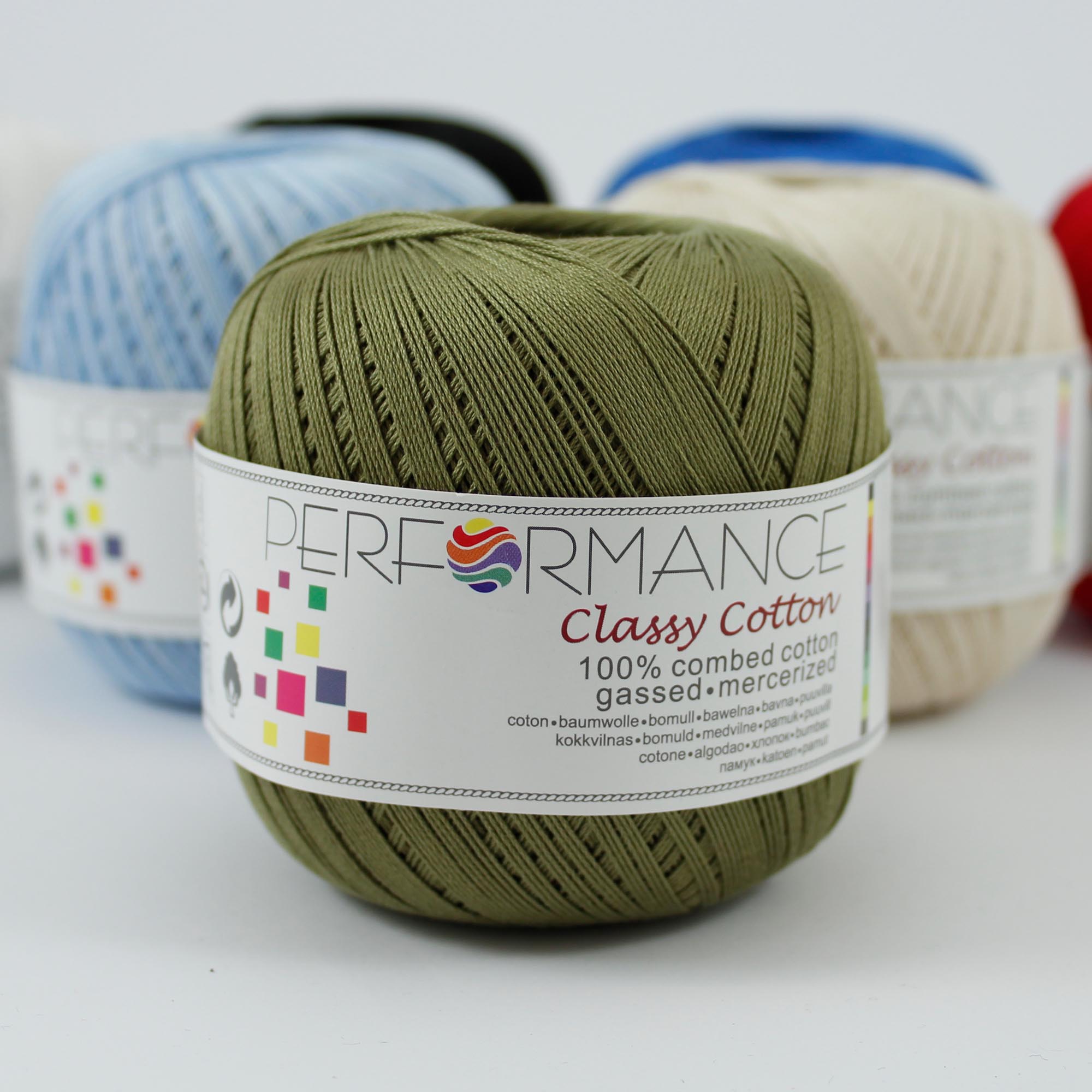 Classy Cotton olijf groen 169 - dun haakkatoen