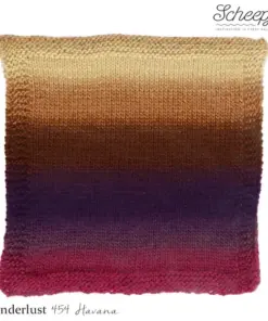 Wanderlust Havana 454 bruin paars plume - acrylgaren - Afbeelding 2