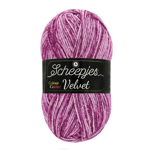 scheepjes velvet 848 roger - donker fuchsia