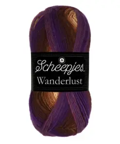 scheepjes wanderlust 454 havana bruin paars plume