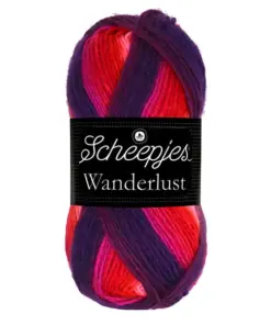 scheepjes wanderlust 466 parijs paars roze rood